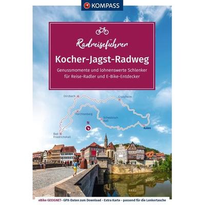 KOMPASS Radreiseführer Kocher-Jagst-Radweg, Gebundene Ausgabe von Julia Bihar, KOMPASS Freytag & Berndt, 978-3-99121-330-7