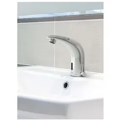 Mepa Waschtischarmatur 718842 Netzbetrieb, 230 VAC/6 VDC, IP 40, Kaltwasser/Warmwasser