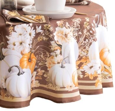 Threadmade Wheatland Harvest Fall Tablecloth