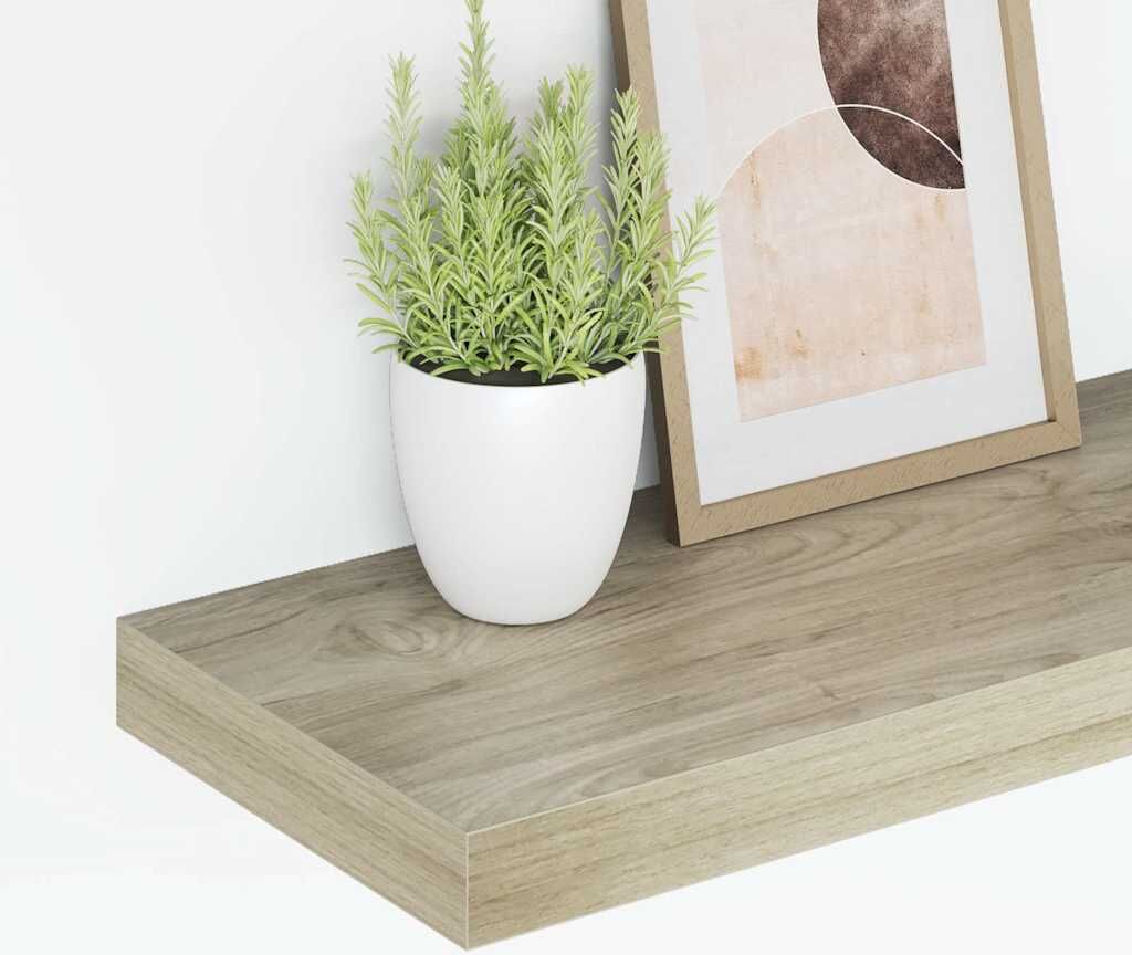 vidaXL Étagère flottante murale chêne 60x23,5x3,8 cm MDF