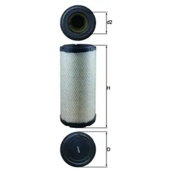 Luftfilter MAHLE LX 1241
