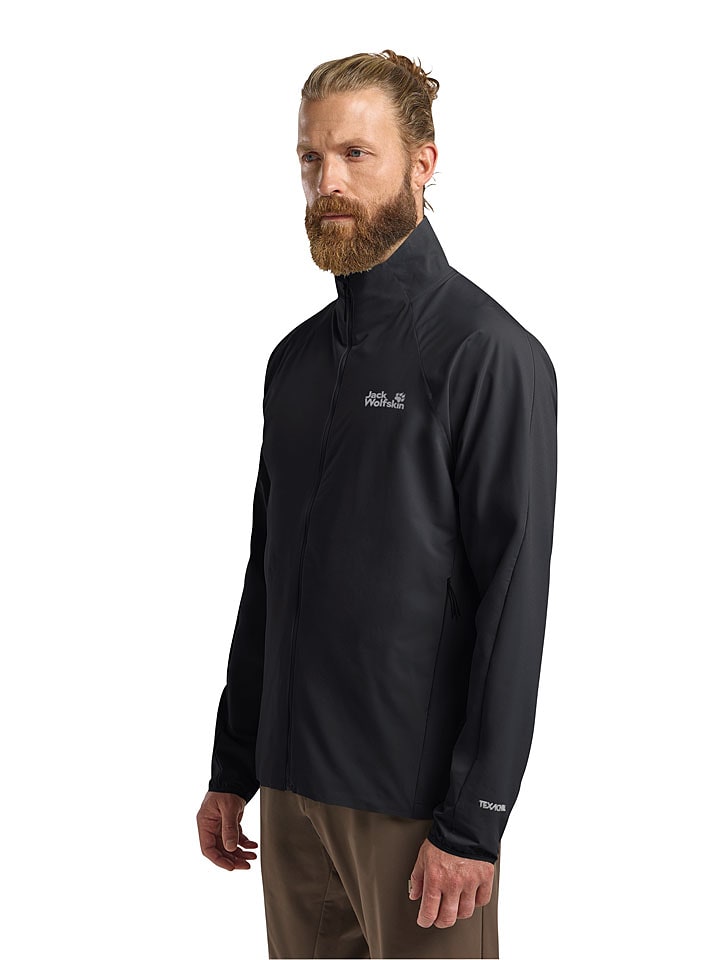 Jack Wolfskin Softshelljacke "Prelight Stride" in Schwarz - S