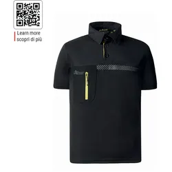 U-Power Polo-Shirt Libra - black carbon - S