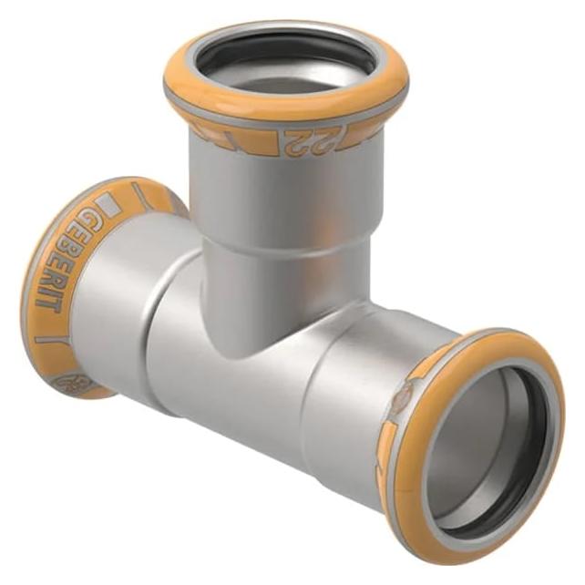 Geberit Mapress Therm T-Stück egal: d=76.1mm (T-Verbindung) (43009)