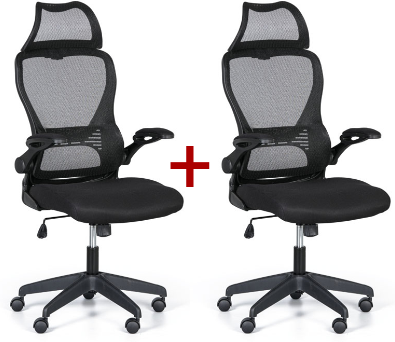 B2B Partner Bürostuhl LUCAS 1+1 GRATIS, schwarz