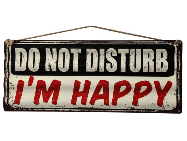 Plaque rectangulaire '' Do not Disturb ''