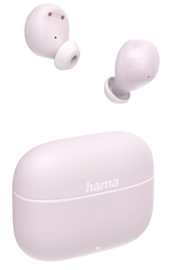 Hama 221761 Freedom Buddy II In-Ear Bluetooth Kopfhörer Kabellos TWS 4 h Laufzeit (Pink) 00221761