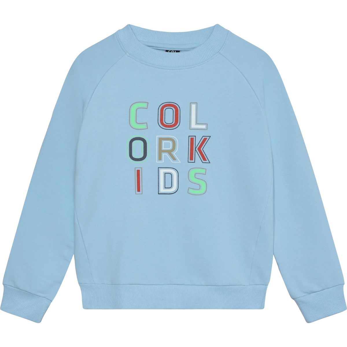 Color Kids Sweat W. Logo Print 742635 cerulean (7024) 128 742635-7024-128
