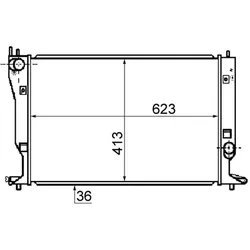 Kühler Motorkühlung MAHLE CR 1081 000S