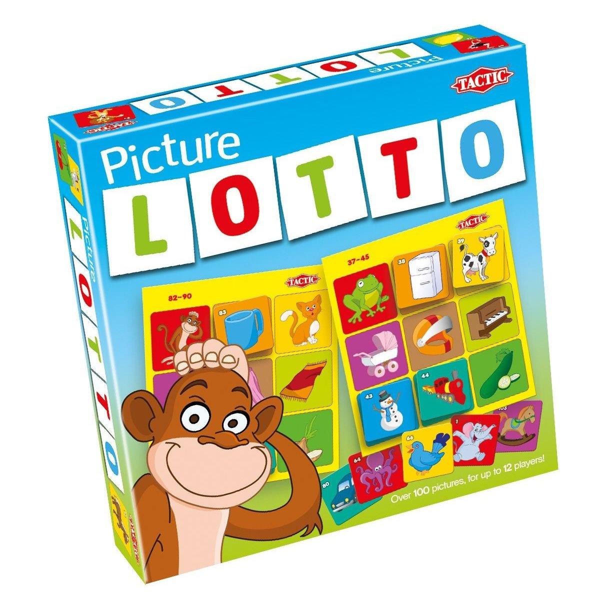Tactic Bild Lotto (Dänisch, Englisch, Estnisch, Finnisch, Französisch, Niederländisch, Norwegisch, Polnisch, Schwedisch, Ukrainisch, 2 - 12 Spieler) (41193)