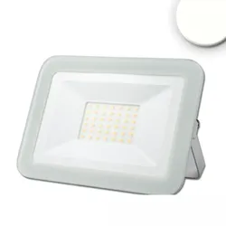 ISOLED LED Fluter PAD 30W, IP65, SMD, Alu-Druckguss, weiß, 30W 4000K 3120lm 120°, 100cm Kabel (offen) ISO-115109