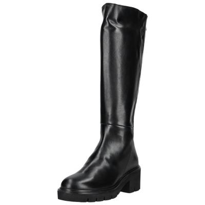 Stiefel NERO GIARDINI "Nero Giardini Stiefel Leder", Damen, Gr. 40, Leder, schwarz, Schuhe Stiefel