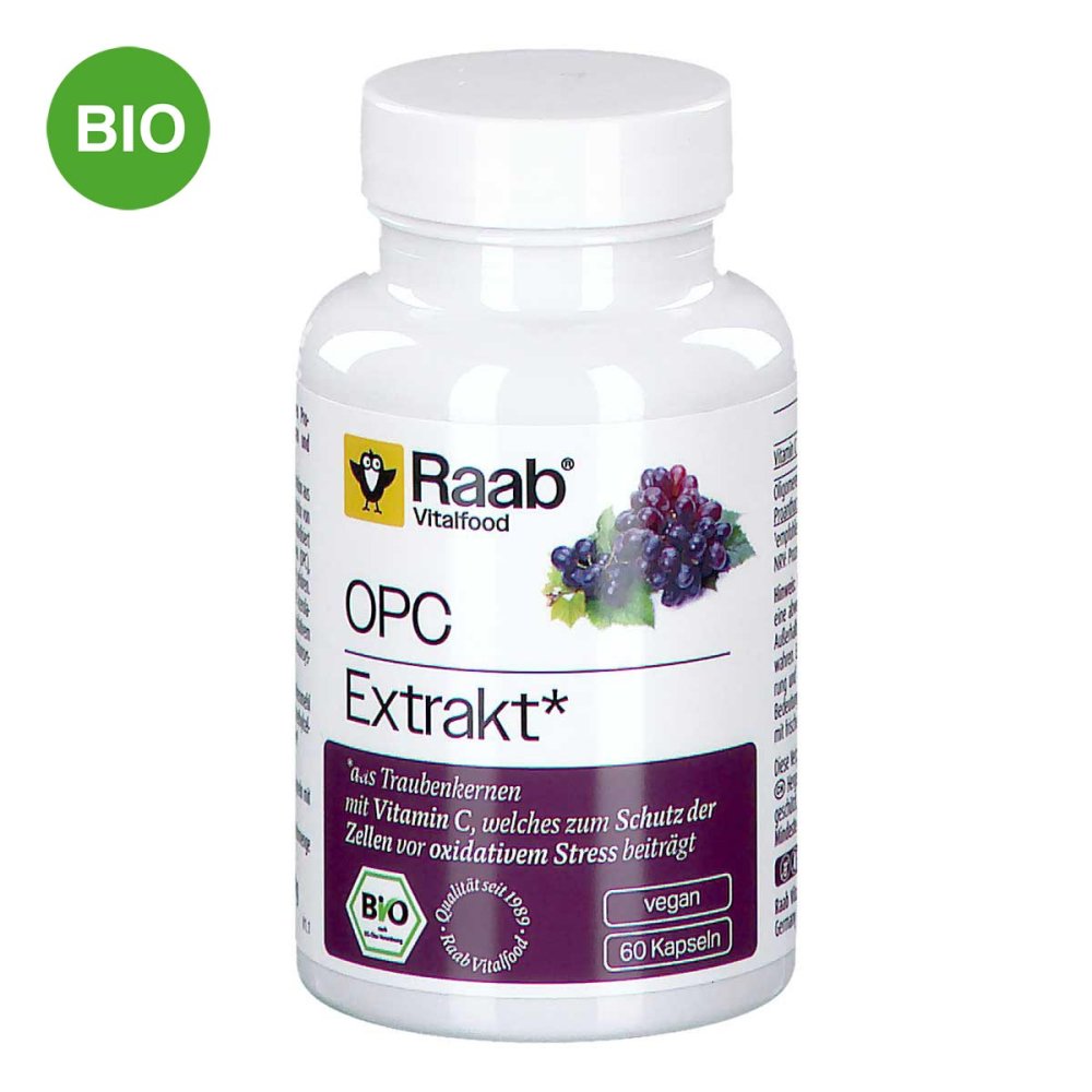 Raab Vitalfood GmbH Raab Vitalfood Opc Extrakt Kapseln Bio 19731404