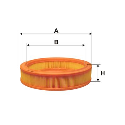 FILTRON Luftfilter AR 232/2 Filtereinsatz 67mm für Fiat