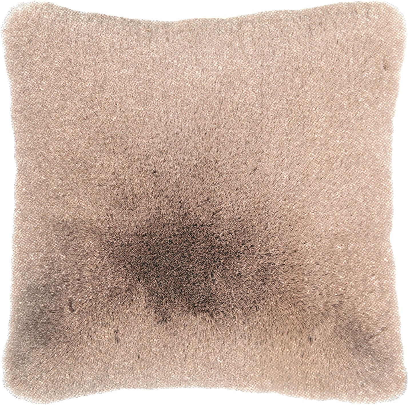 Dekokissen PAD "STELLA", beige (braun, felloptik), B:50cm L:50cm, Polyester, Dekokissen_Sitzkissen_Kissenhüllen, Kissenhülle, flauschige Kunstfell Qualität, 50x50 cm