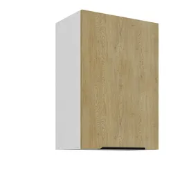 Küchen Hängeschrank 50 cm CREMONA Eiche + Weiß Küche Küchenzeile Küchenblock