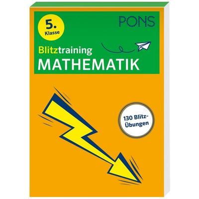 PONS Blitztraining Mathematik 5. Klasse, Taschenbuch von , Klett Lerntraining bei PONS Langenscheidt GmbH, 978-3-12-562577-8