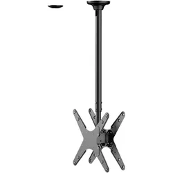 Neomounts Back to Back Screen Ceiling (Decke, 25 kg, 32" - 75"), TV Wandhalterung, Schwarz