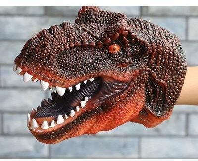Useful Little Things Dinosaur Hand Puppet Soft Interactive Role Play Toy For Kids tyrannosaurus Rex