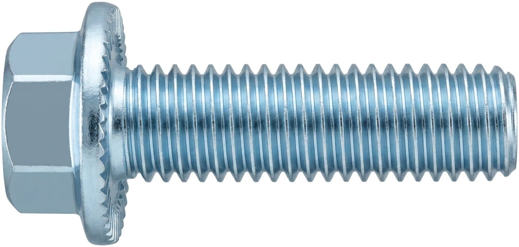 Sechskant-Flanschschraube VG M12x30 Stahl zinklamellenbeschichtet m. Sperrverzahnung ; Industrial Quality Supplies (889331910120030)