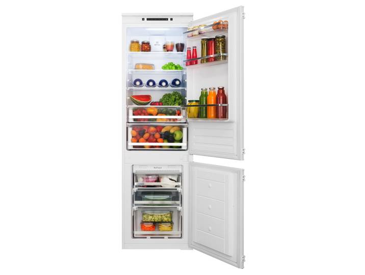 AMICA Einbaukühlgefrierkombination EKGCS 387 941 , Energieeffizienz: D, silber (weiß), Rechtsanschlag, wechselbar, Kühlschränke, Frische trifft Design – perfekt für deine moderne Küche, Einbaukühlgefrierkombination