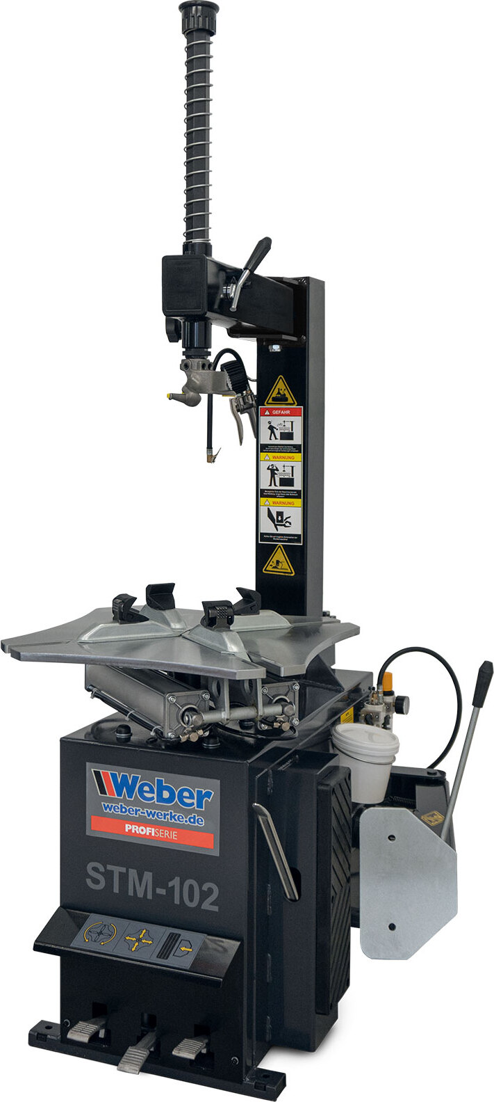 Weber Reifenmontiermaschine Weber Profi Serie STM-102 bis 24" Reifenmontierhilfe Montiermaschine Radwechsel PKW Motorrad Kleintransporter