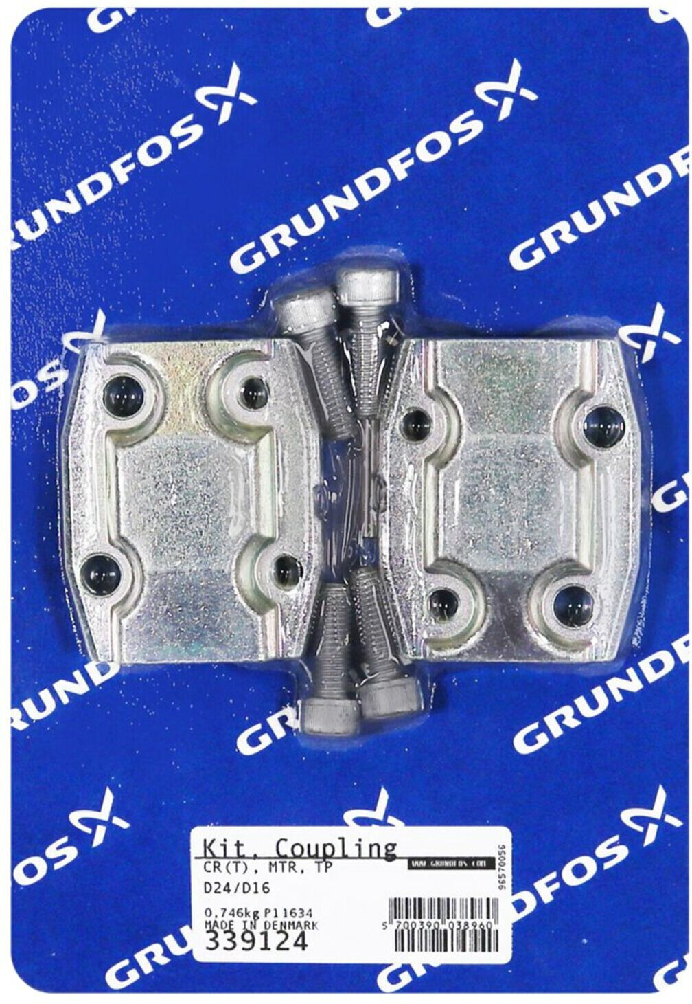 Grundfos Ersatzteil Kit Kupplung kpl. für Mehrfachverwendung D24/D16 (339124)