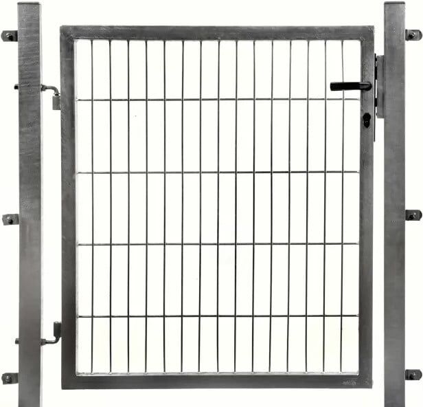 Floraworld Gartentor Comfort inkl. 2 Pfosten 80 x 100 cm feuerverzinkt