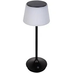 Näve LED / CCT Solar-/ Akkutischleuchte "EMMI" H: 38cm schwarz