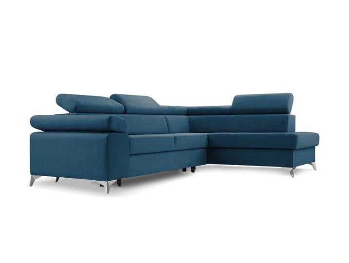 Ecksofa MADRYT Rechts Blau (Vena 12)