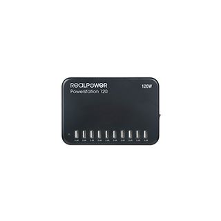 Realpower Power Station 120W (10 USB-Ports)