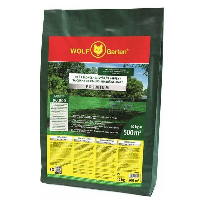 GCS WOLF GARTEN TRAWA PREMIUM SCHATTEN UND SONNE SP 500 m² Art.-Nr. DE074-343007M (Rasensamen) (42919350)