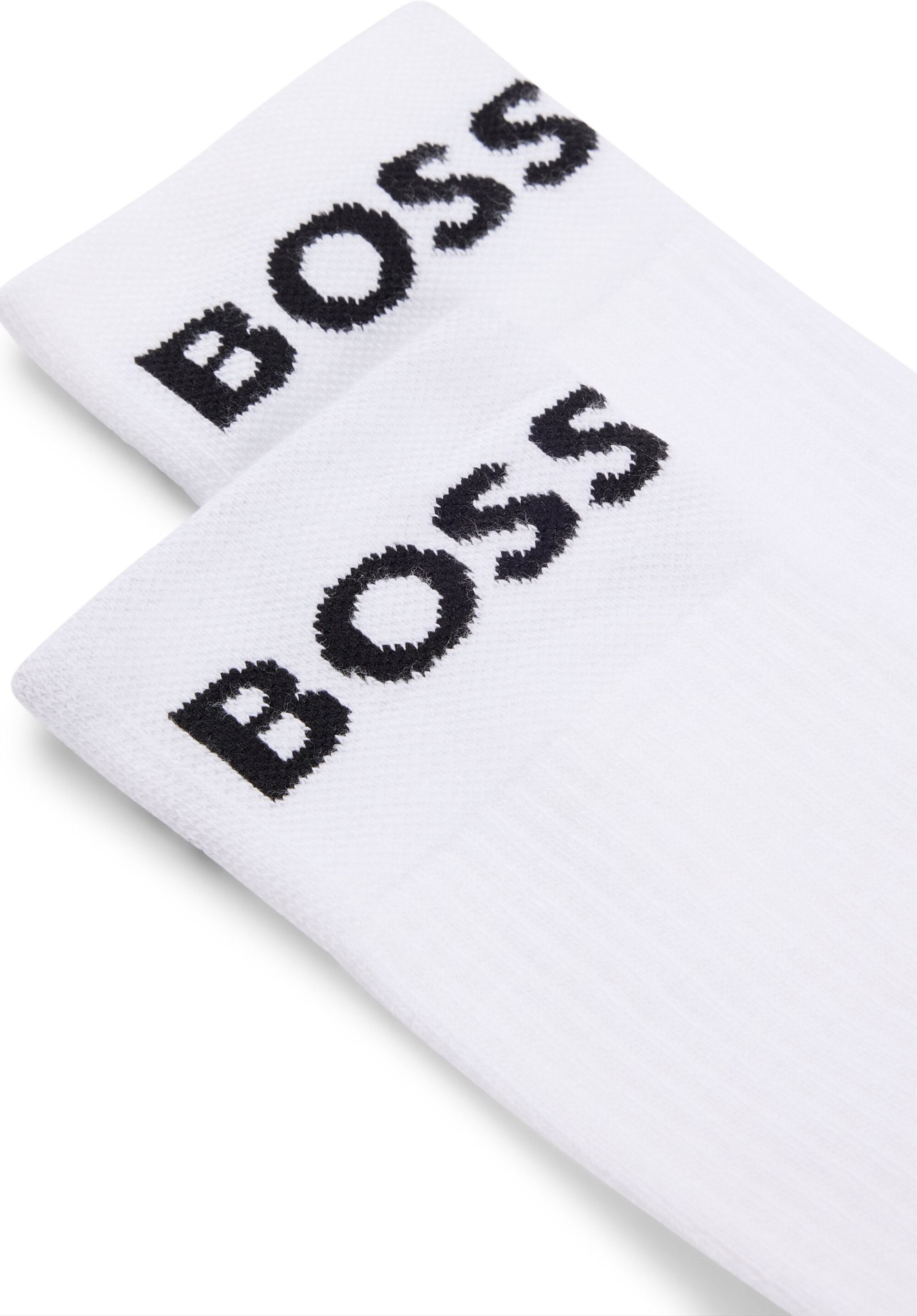 Sportsocken BOSS, Herren, Gr. 39-42, weiß, Baumwollmischung, Socken Sportsocken