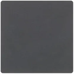 LINDDNA Untersetzer Nupo Square Leder Grau Anthrazit