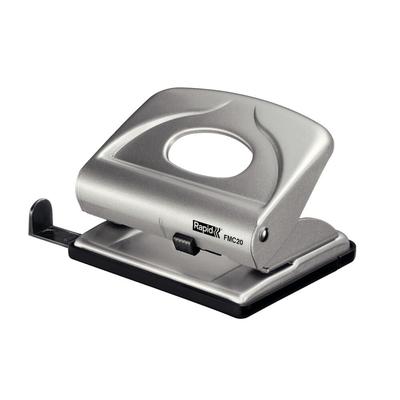 Rapid Bürolocher FMC20 Metall 20 Blatt silber