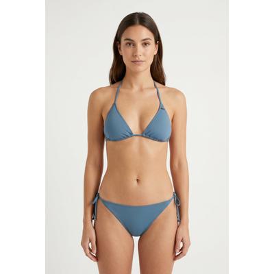 Triangel-Bikini O'NEILL "ESSENTIALS CAPRI BONDEY BIKINI SET", Damen, Gr. 38, N-Gr, blau, Obermaterial: 82% Polyamid, 18% Elasthan, Bikini-Sets Triangel-Bikini, Triangel-Top mit sanftem Halt