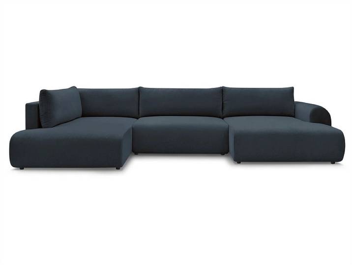 Wohnlandschaft BOBOCHIC LUCIEN Stoff dunkelblau