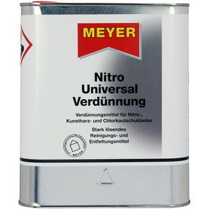 Meyer Verdünnung 1200.0001.009, 3 Liter, Nitro Universalverdünnung für Nitro- & Kombilacke