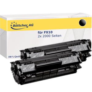 kompatibel für Canon FX10 Doppelpack 2 x 2000 Seiten schwarz, 2 Stück