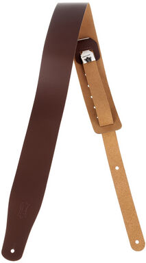 "Levys Leather Strap 2,5"" BRN Marron"