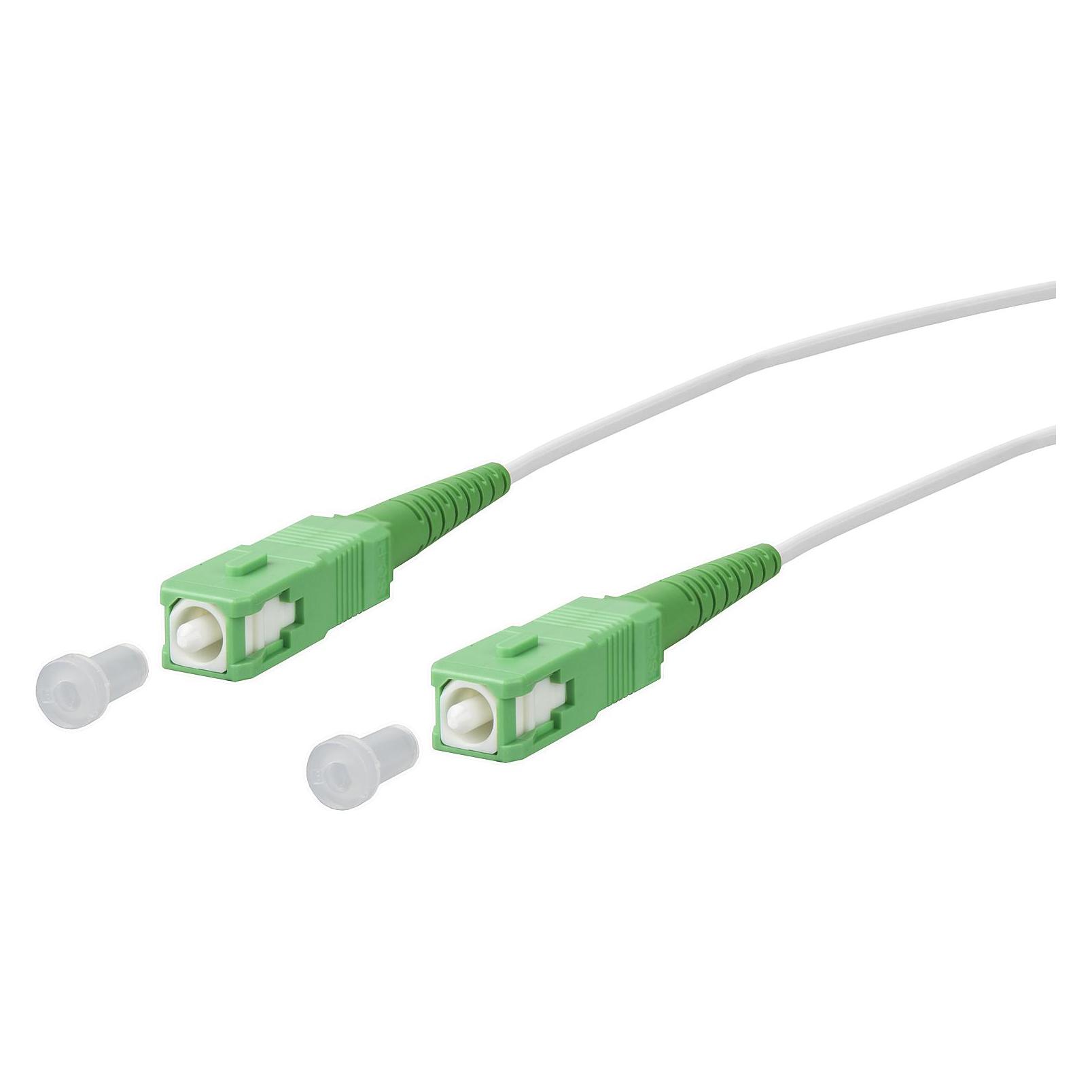 Metz Connect OpDAT Patchkabel SC APC/SC APC OS2 weiss, 5,0 m 151P7EAEA50E (5 m) (151P7EAEA50E)