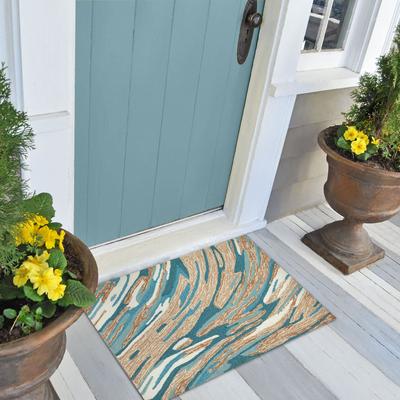 Lush Decor Capri Big Wave Indoor/Outdoor Area Rug