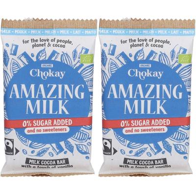 Chokay - Bar Amazing Milk FairTrade, 70g 2x 2x70 g