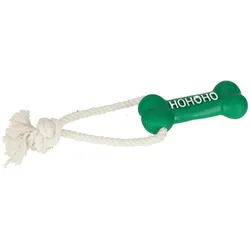 Red Dingo DINGO Seil mit Knochen HOHOHO 13 cm - Hundespielzeug - 1 Stück, Hundespielzeug