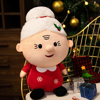 Modern Home Fixes Cute Santa Claus, Gingerbread Man Plush Toys, Elk Snowman, Animal Doll Christmas Gifts, For Children Kids d
