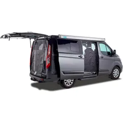 Mayr Van Schiebetürenmoskitonetz mit Magnetreißverschluss geeignet für Custom (2012 - 2023) mit Maschenweite Standard für Beifahrerseite rechts