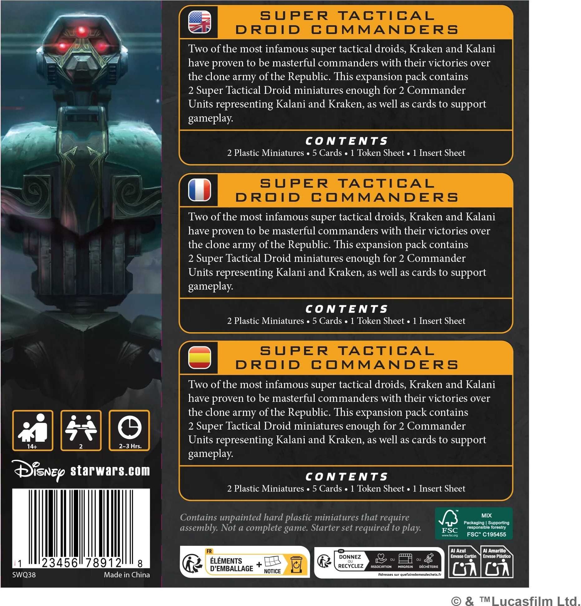 Atomic Mass Games Star Wars: Legion Super Tactical Droids Unit Expansion for Separatist Alliance Armies in Star Wars: Legion Tabletop Miniatures Game