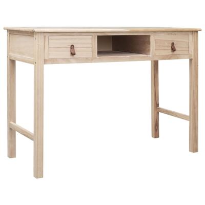 vidaXL Schreibtisch Natur 110 × 45 × 76 cm Holz