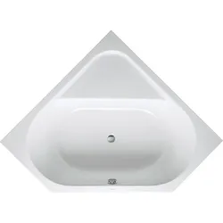 Duravit D-Code Badewanne, 1400x1400mm, Fünfeckig, Einbauversion, 140 Liter, 2 Rückenschrägen, weiß glänzend, 700137000000000