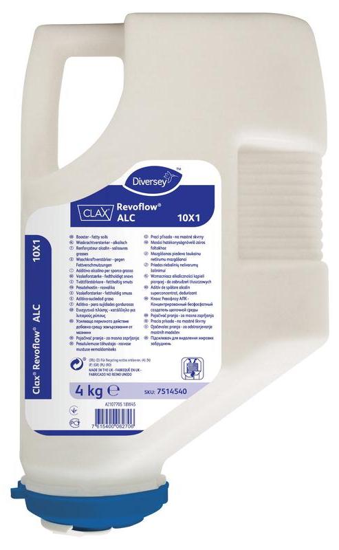 3x Clax Revoflow ALC 10X1, Hochkonzentrierter, phosphatfreier Alkalibooster für das Revoflow System | Kartusche (4 kg)